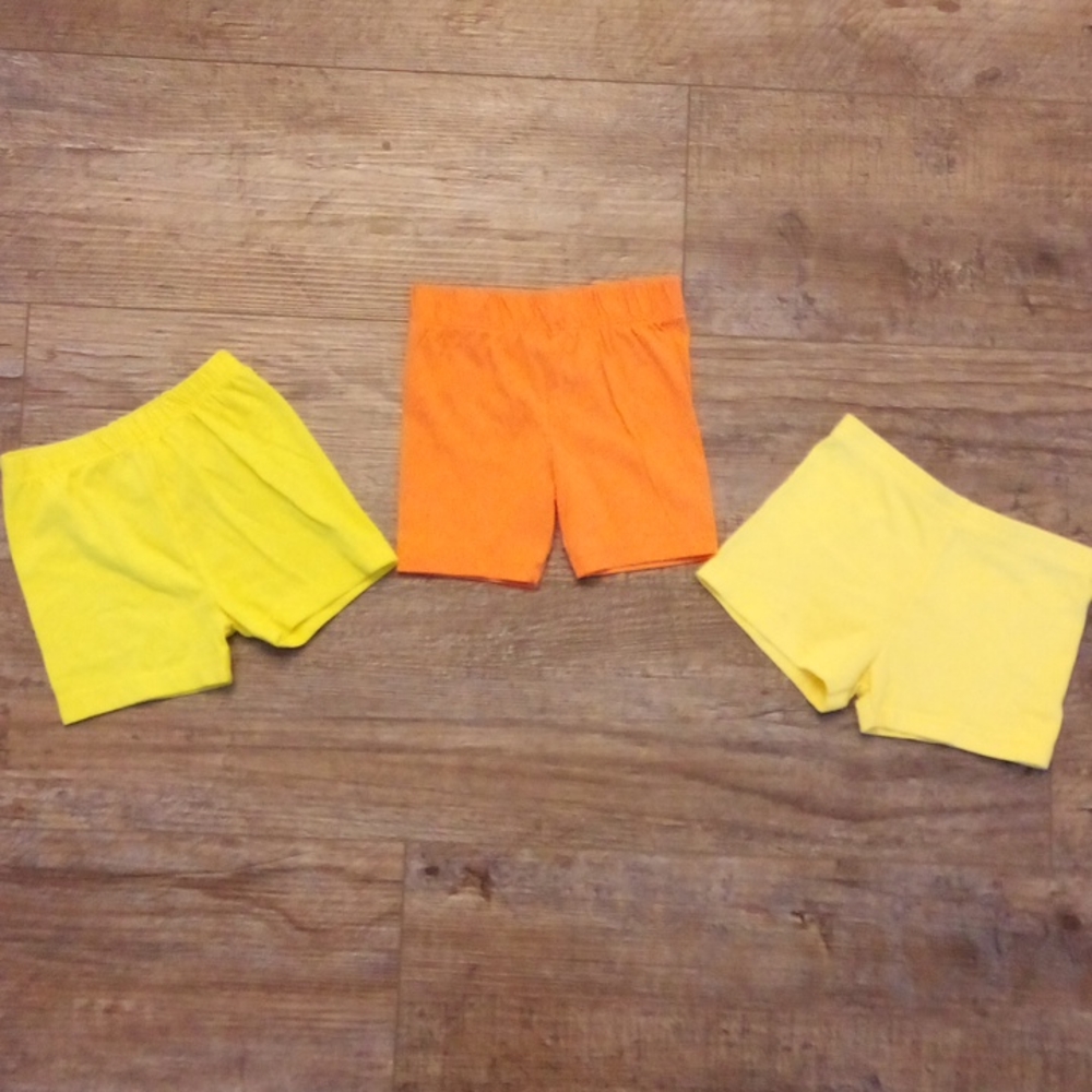 3 pairs of baby girl shorts